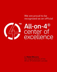 All on 4 center of excellence badge